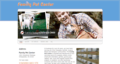 Desktop Screenshot of familypetcenterva.com